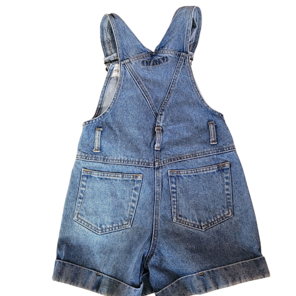 Vtg EUC Jordache Small Denim Blue Women's Overalls Logo - Picture 3 of 8